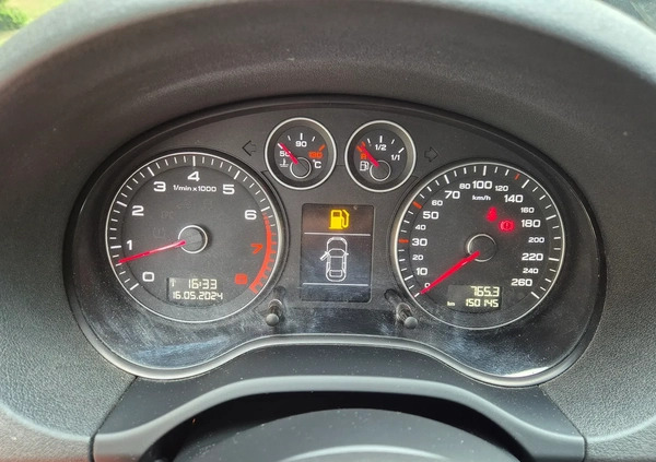 Audi A3 cena 26900 przebieg: 150000, rok produkcji 2009 z Wałbrzych małe 529